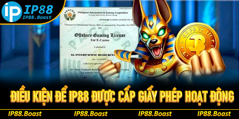 Điều kiện để IP88 được cấp giấy phép hoạt động